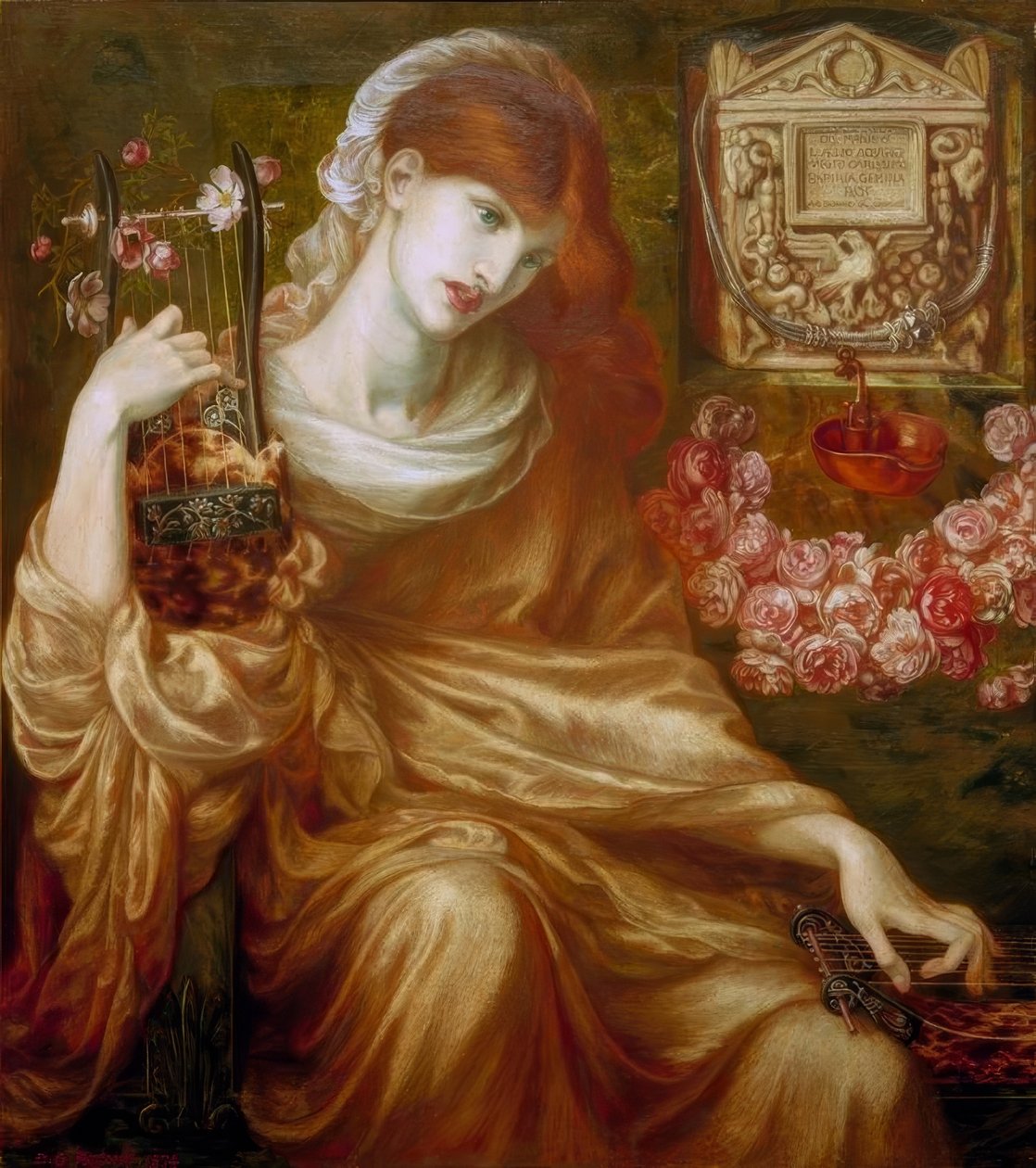 Romersk enke (menneskets guder) af Dante Gabriel Charles Rossetti