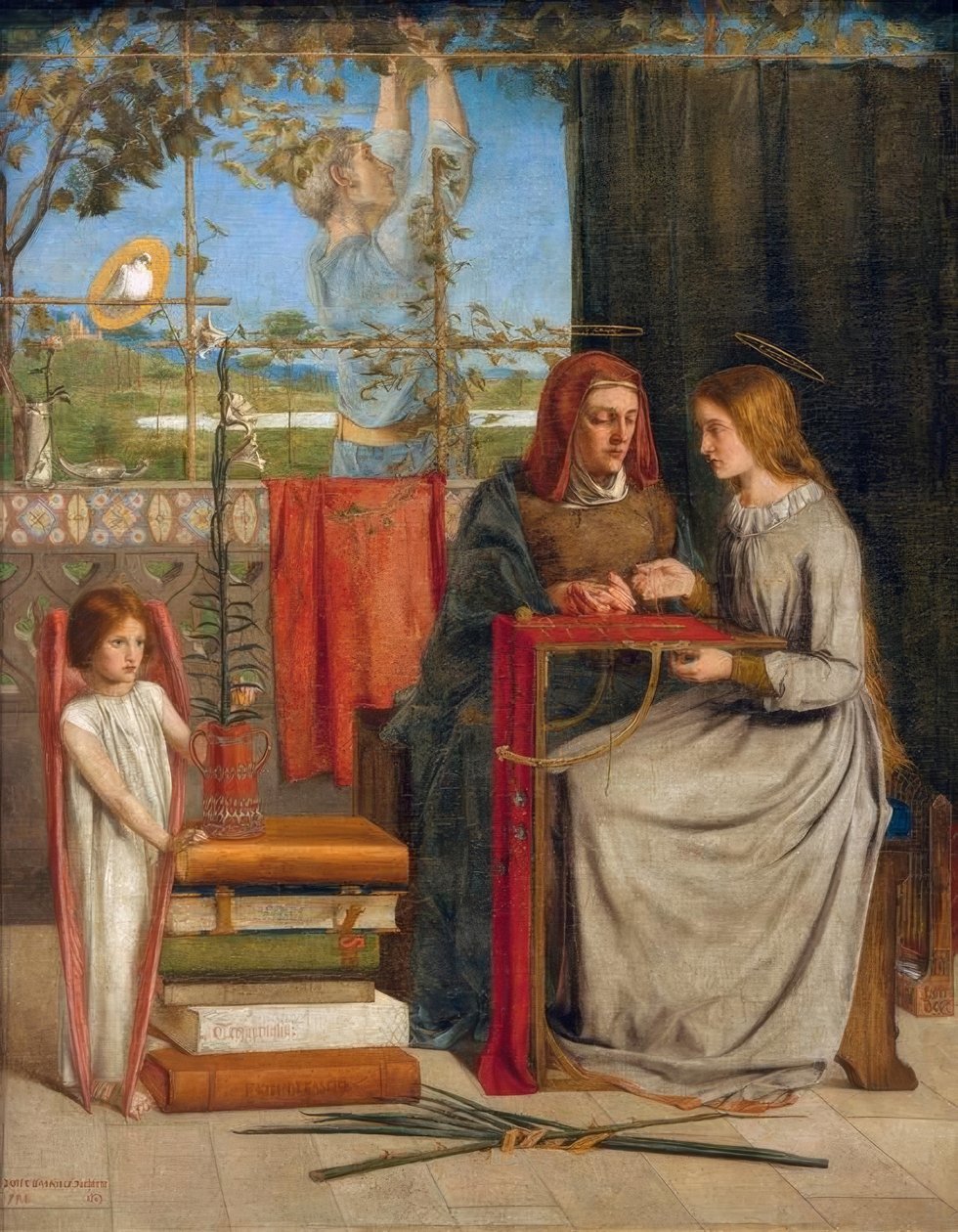Maria Jomfrus pigetid af Dante Gabriel Charles Rossetti