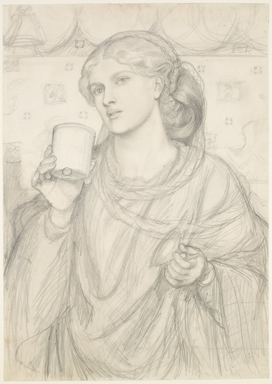 The Loving Cup - kompositorisk undersøgelse af Dante Gabriel Rossetti