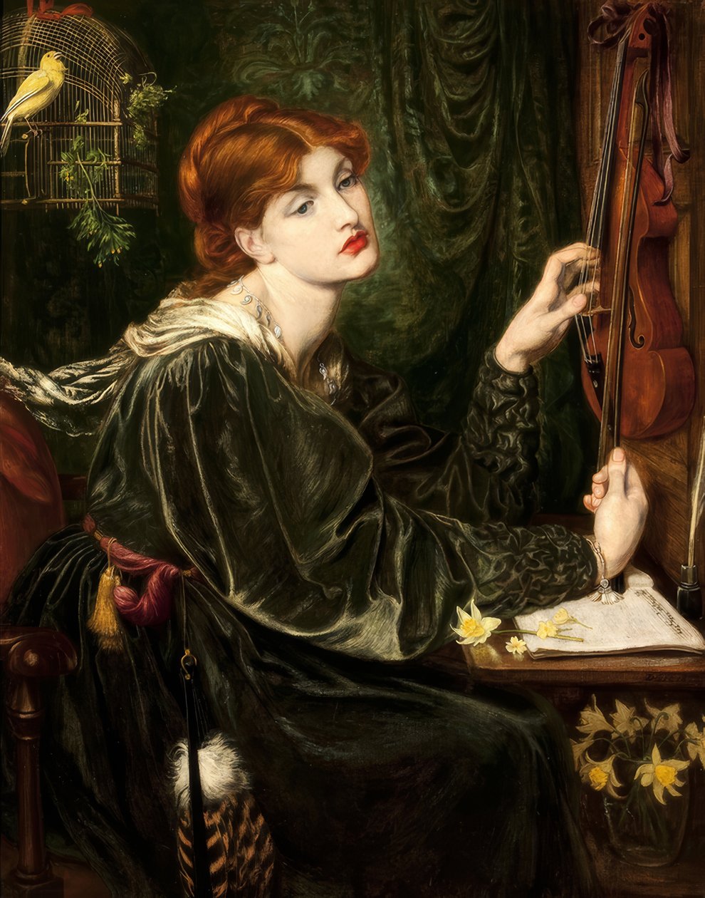 Veronica Veronese af Dante Gabriel Rossetti