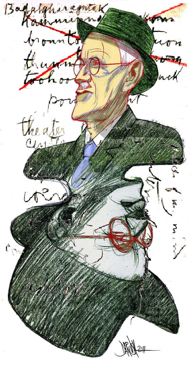 James Joyce af Dariush Radpour