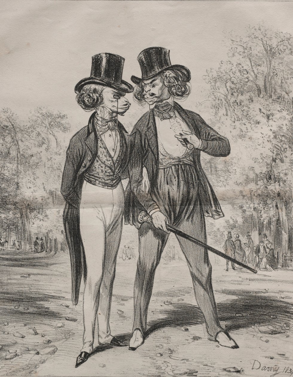 Utrolige mods. Efterårsløver, 1839. af Darny