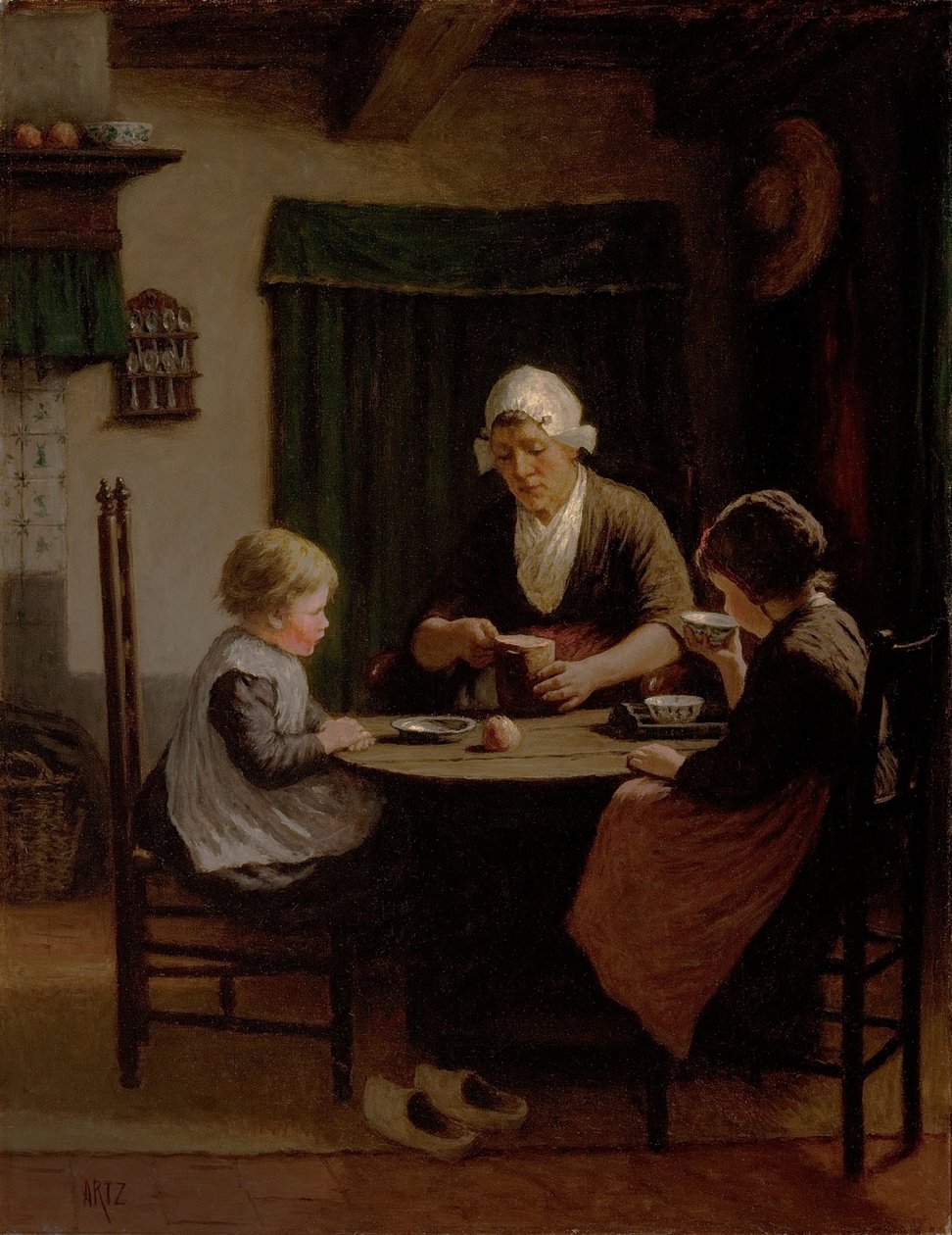 Hos bedstemoder af David Adolph Constant Artz