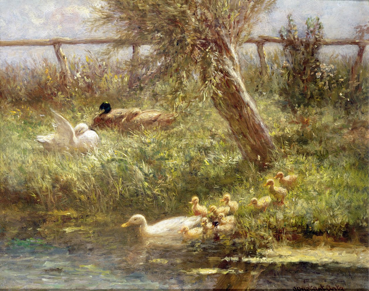 Ænder og ællinger af David Adolph Constant Artz