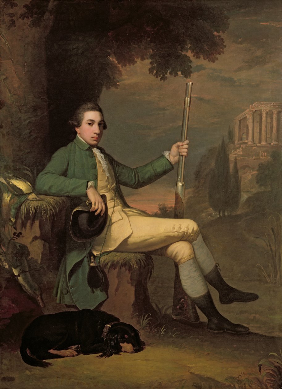 Thomas Graham, baron Lynedoch (1748-1843) c.1769 af David Allan