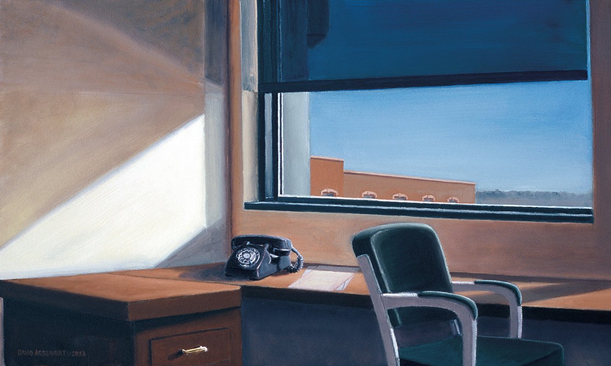 Tilbage på arbejde, 2003 af David Arsenault