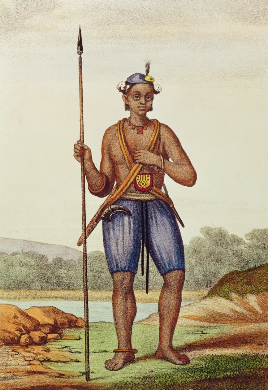 Fulani-mand, fra "Senegalese sketches, face of the country, nations, commerce, religions, past and future, stories and legends", 1853 af David Boilat
