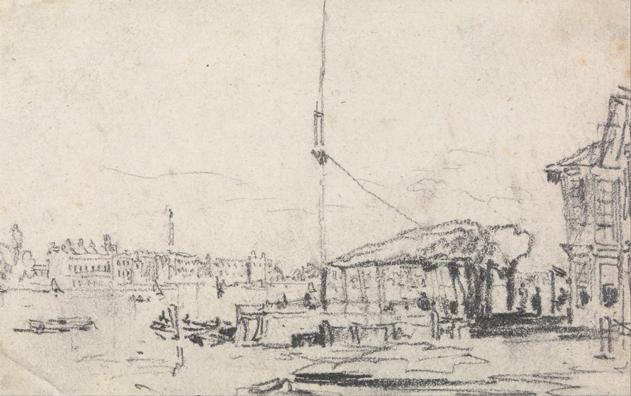 Udsigt over Scheldt af David Cox