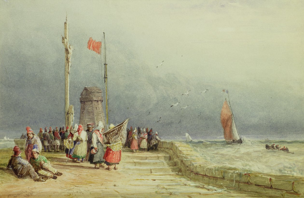 Dieppe af David Cox