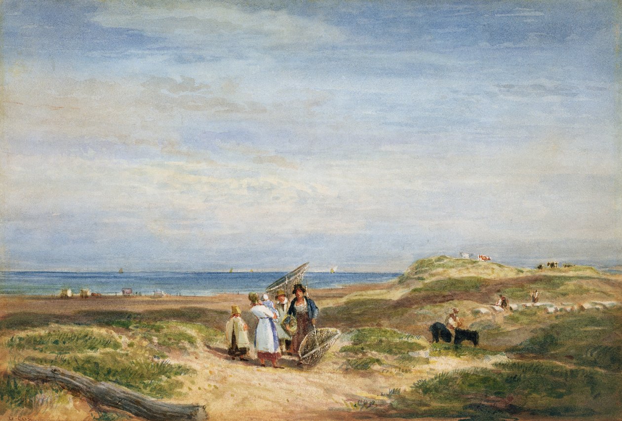 Dry Sand Banks ved Barmouth, North Wales, ca. 1830 af David Cox