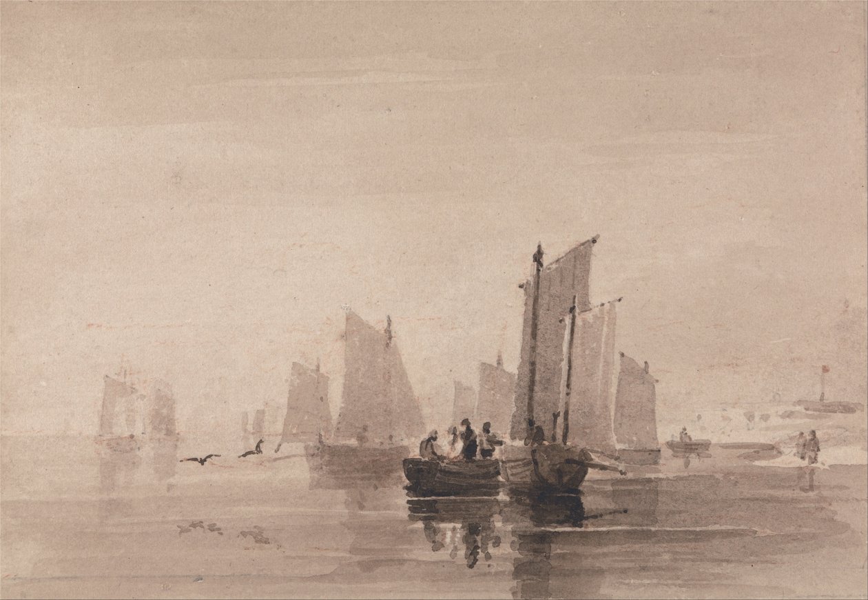 Fiskeri ved Hastings af David Cox