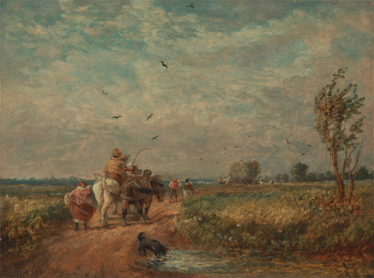 Går til Hayfield af David Cox