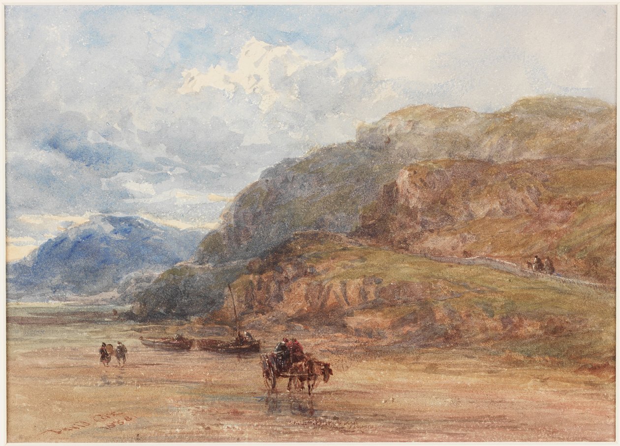 Bjerget landskab (kropsfarve) af David Cox