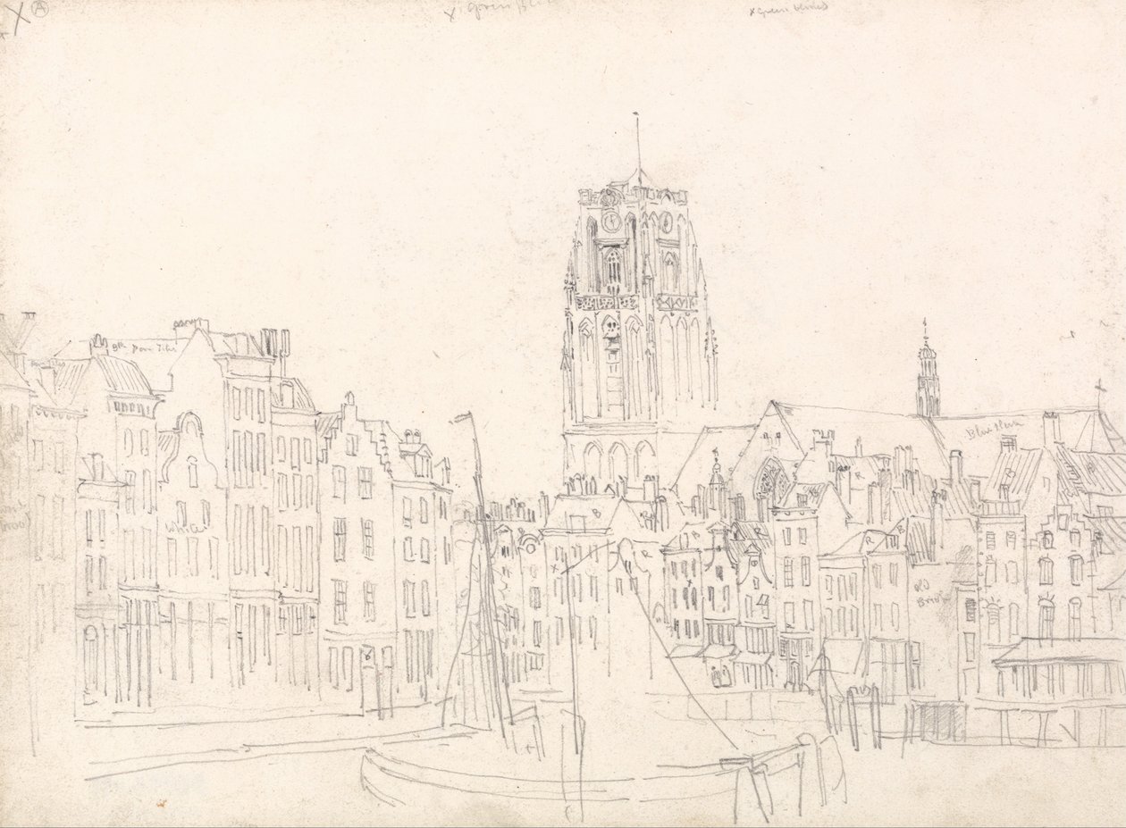 Rotterdam- Kirken St. Lawrence af David Cox