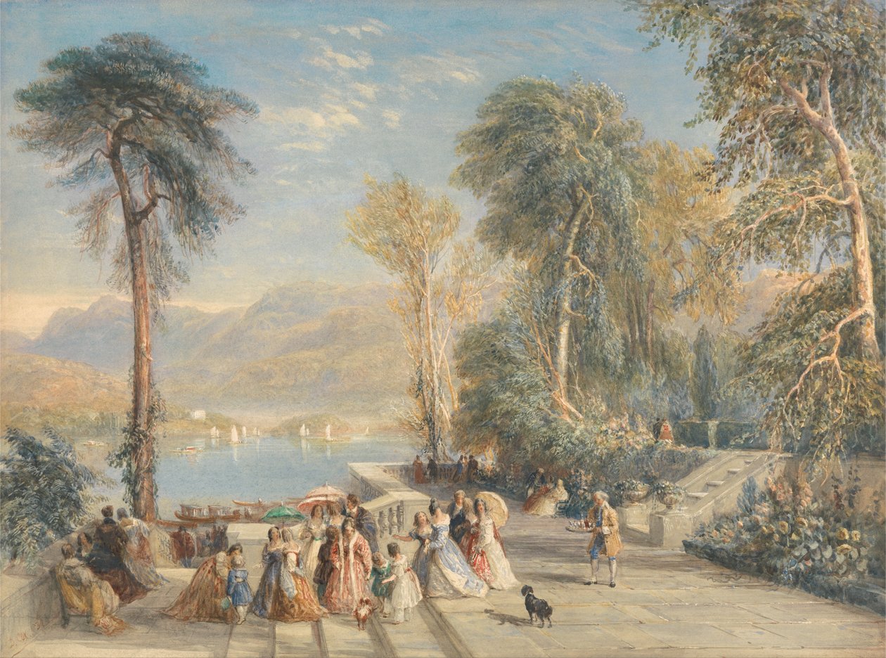 Windermere under regattaen af David Cox