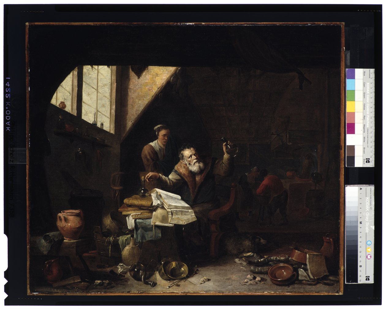 Kvakkelægen, ca. 1640 af David III Ryckaert