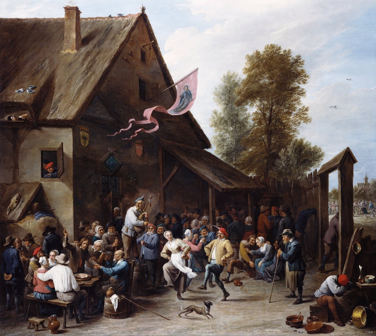 Tivoli på St. Georges Day af David Teniers the Younger