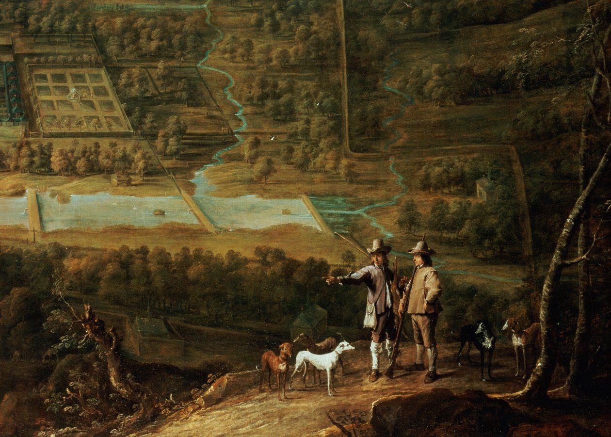 Landskab med sportsfolk af David Teniers the Younger