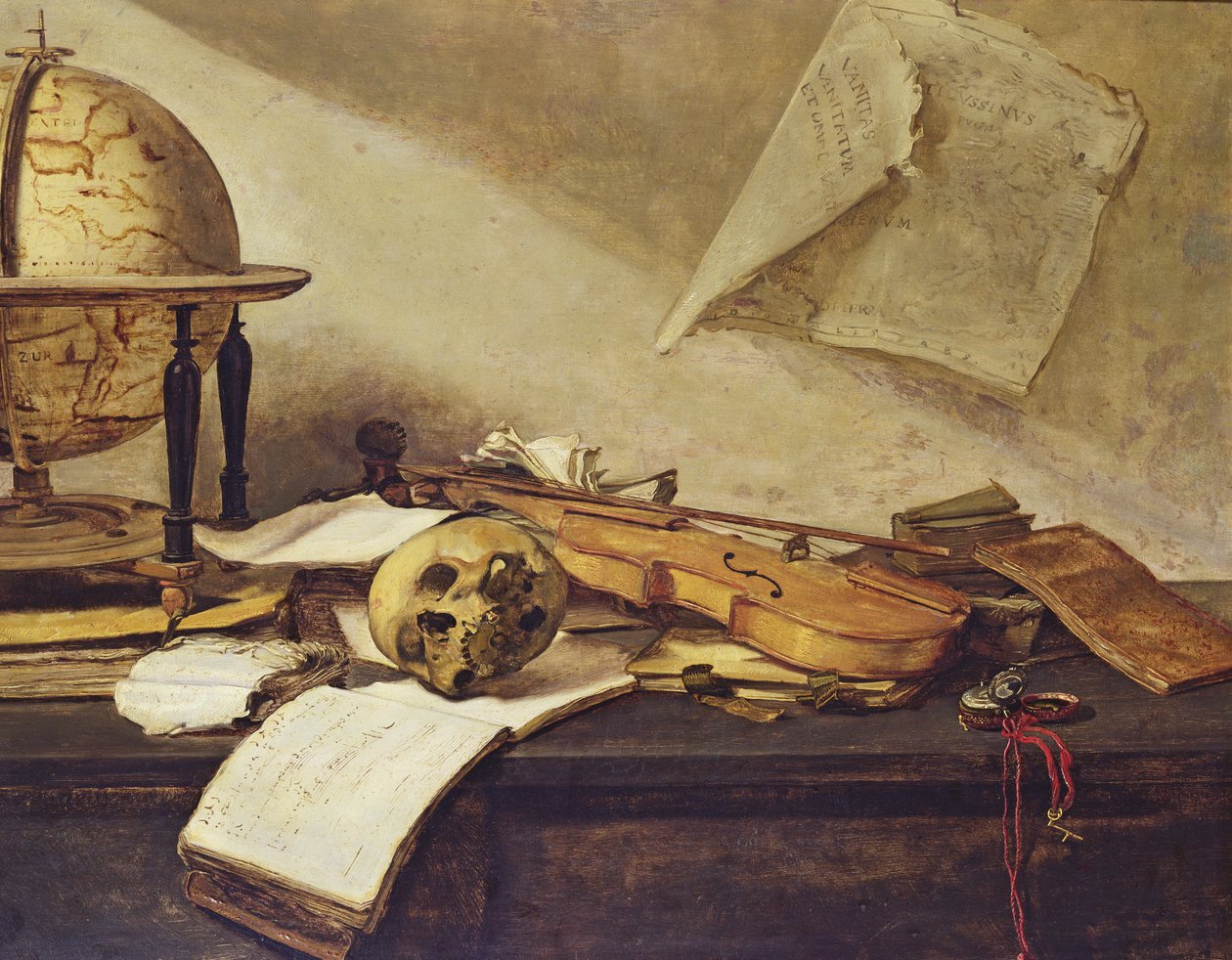 Memento Mori af David Teniers the Younger