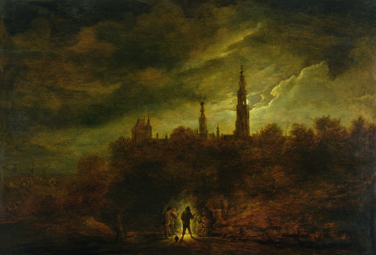 Måneskinslandskab af David Teniers the Younger