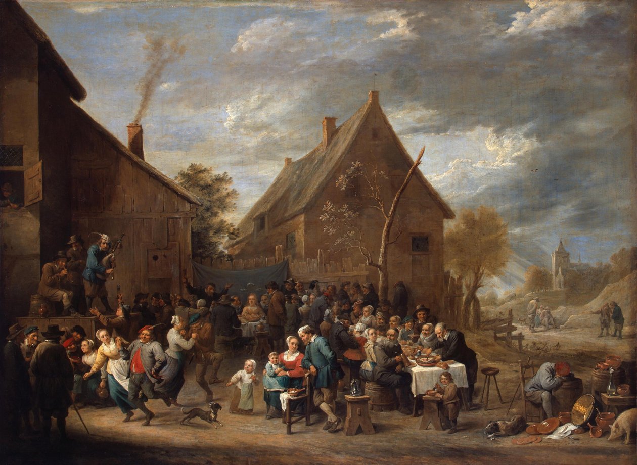 Bondebryllup af David Teniers the Younger