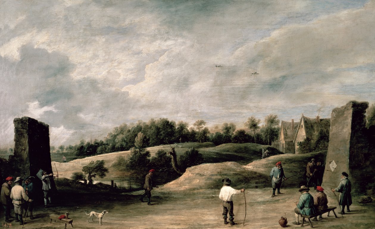 Konkurrencen i bueskydning af David Teniers the Younger