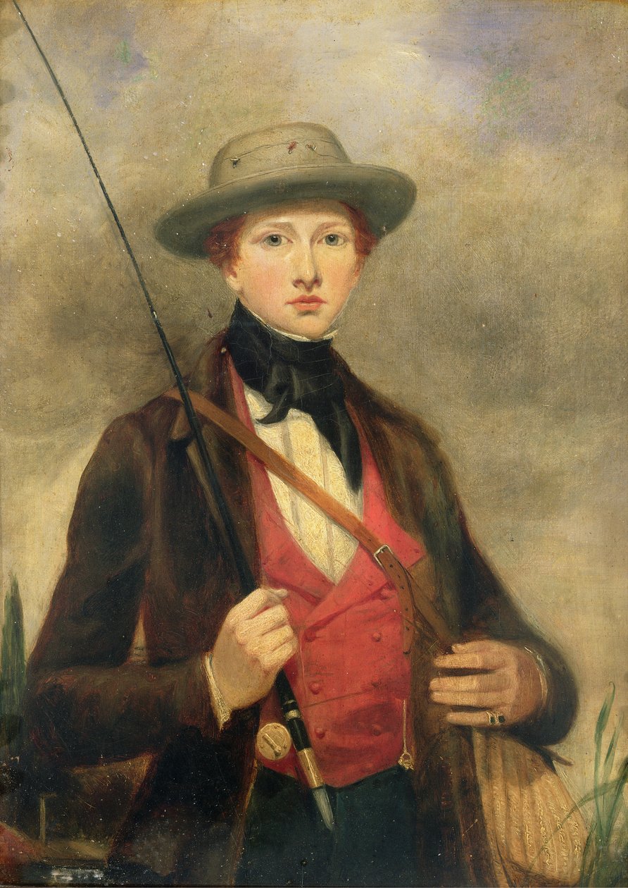 Dreng med en fiskestang af David Wilkie