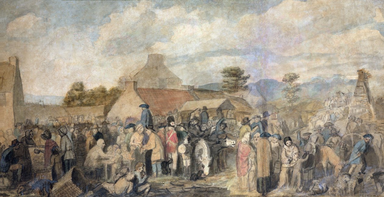 Pitlessie Fair, 1804 af David Wilkie