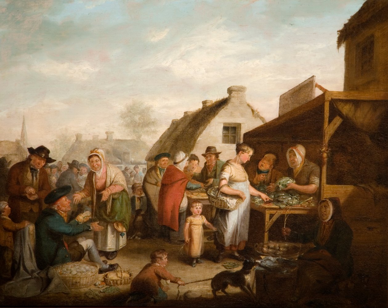 Det skotske markedsplads, 1818 af David Wilkie