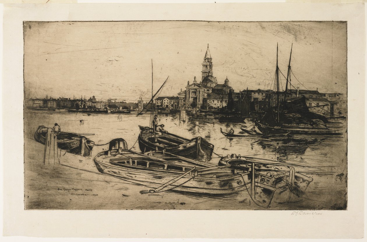 San Giorgio Maggiore, 1895 af David Young Cameron