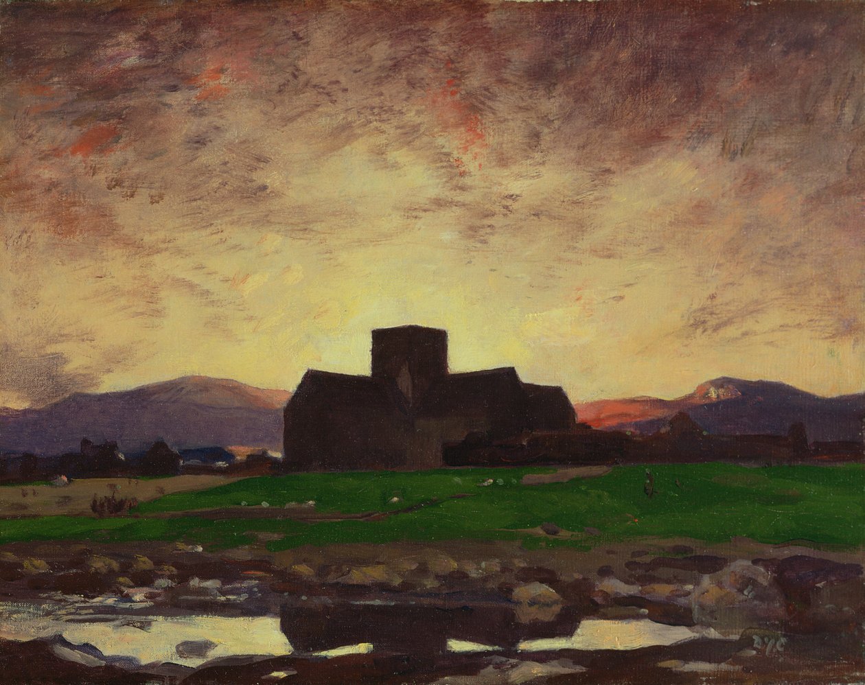 Solnedgang, Iona af David Young Cameron