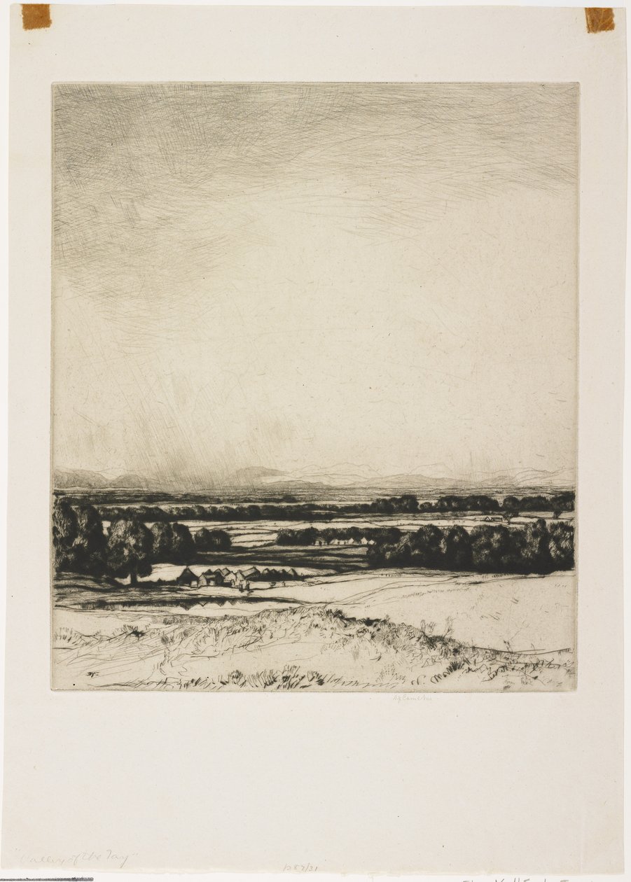 Vallée du Tay (Tay-dalen), 1931 af David Young Cameron
