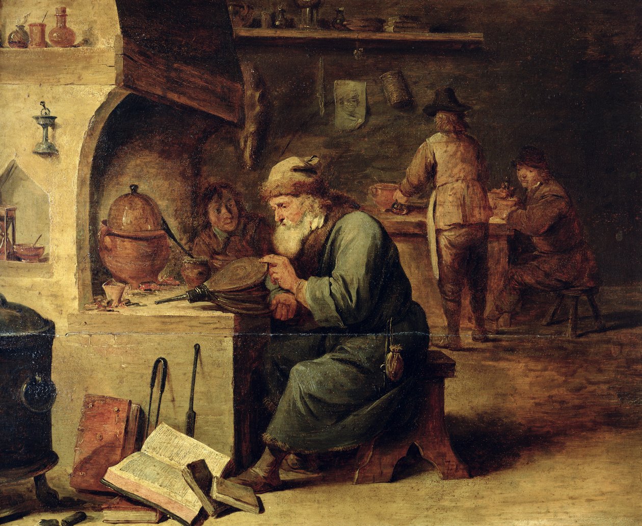 En alkymist af David Teniers the Younger