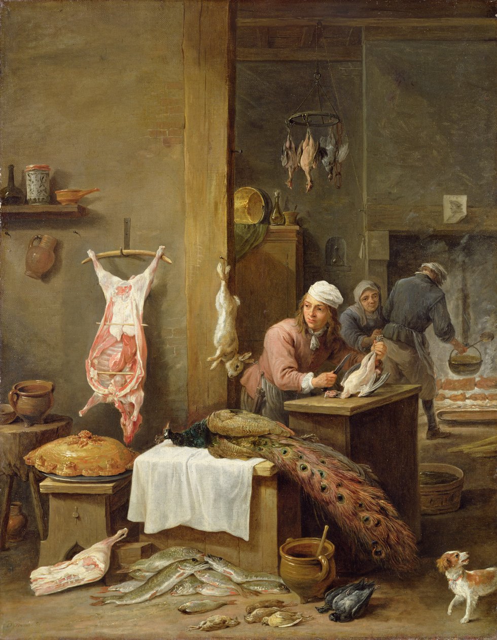I køkkenet, 1669 af David Teniers the Younger