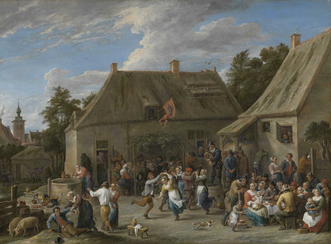 Bonde Kermis, ca.1665 af David Teniers the Younger