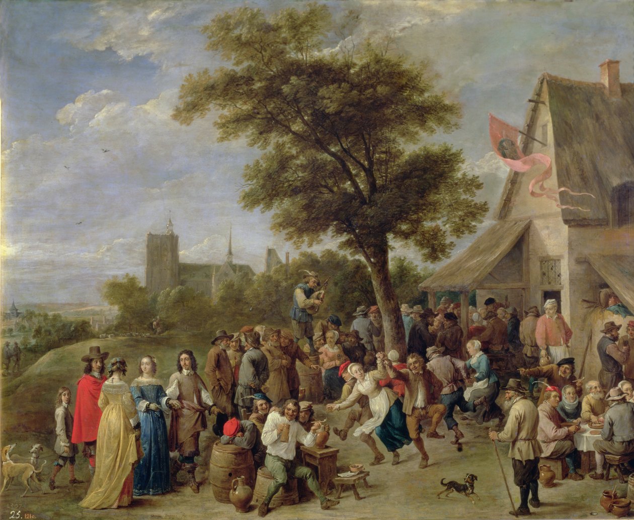 Bøndernes lystighed, c.1650 af David Teniers the Younger