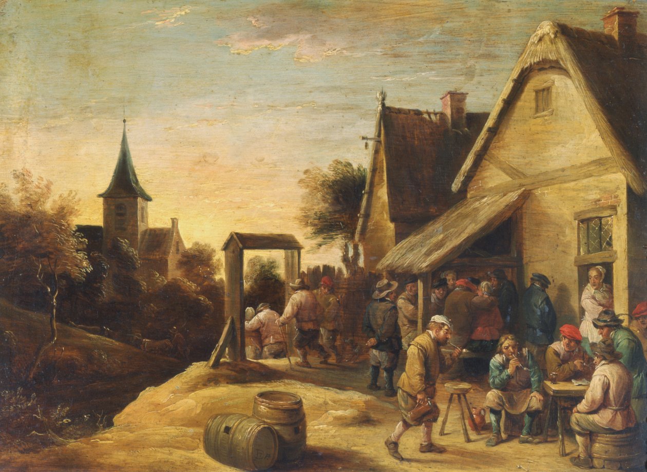 Værtshus på landet af David Teniers the Younger