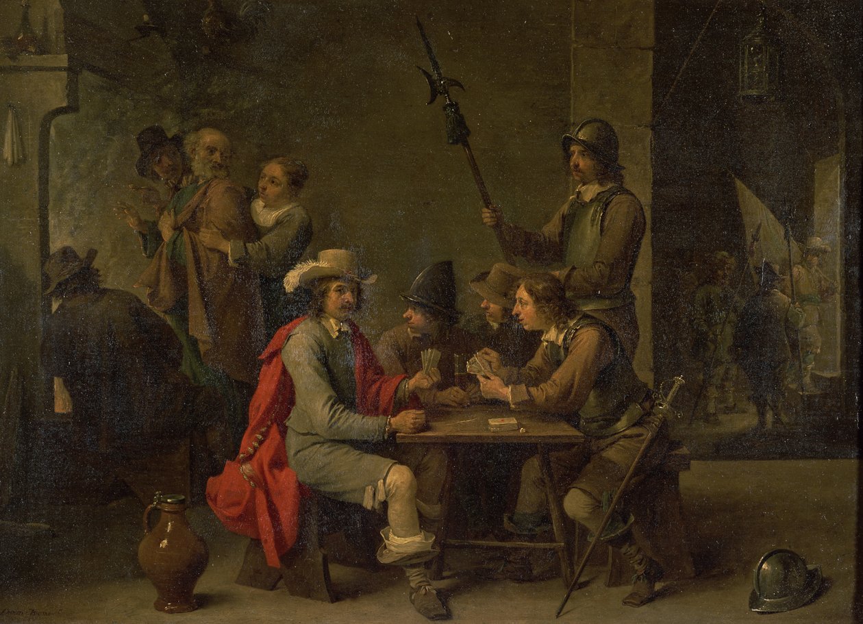 Fornægtelsen af Sankt Peter, 1646 af David Teniers the Younger