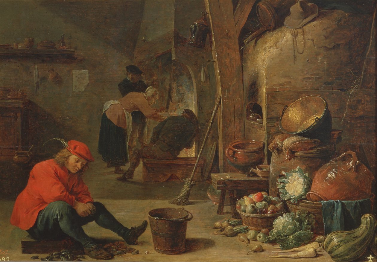 Køkkenet af David Teniers the Younger