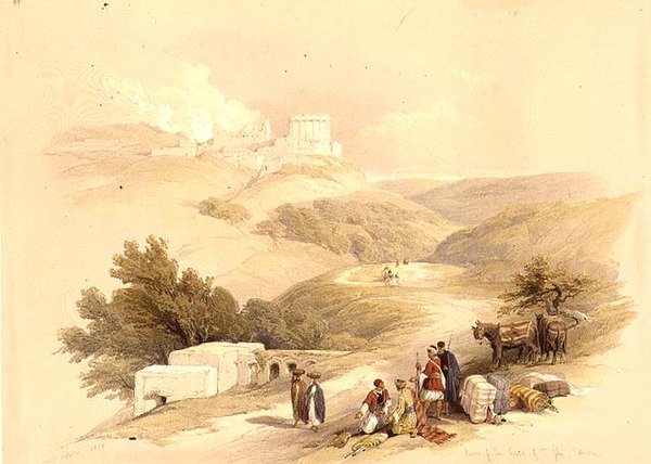 Ruinerne af St. John-kirken, Sabaste af David (after) Roberts