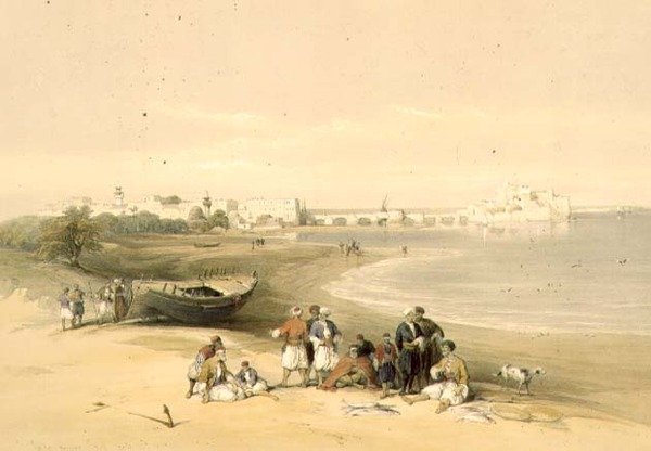 Sarda, det gamle Sidon, 28. april 1839, plade 73 fra bind II af 