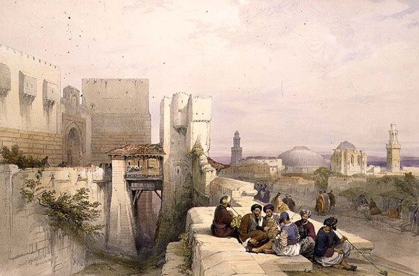 The Citadel of Jerusalem, 19. april 1841, plade 24 fra bind I af 