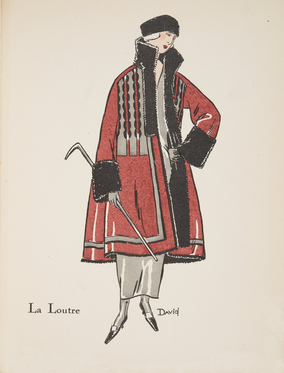La Loutre, fra en samling af modeplader af David