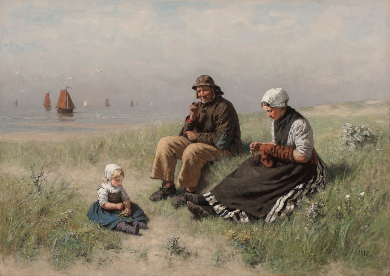 På Sandet i Scheveningen af David Adolph Constant Artz
