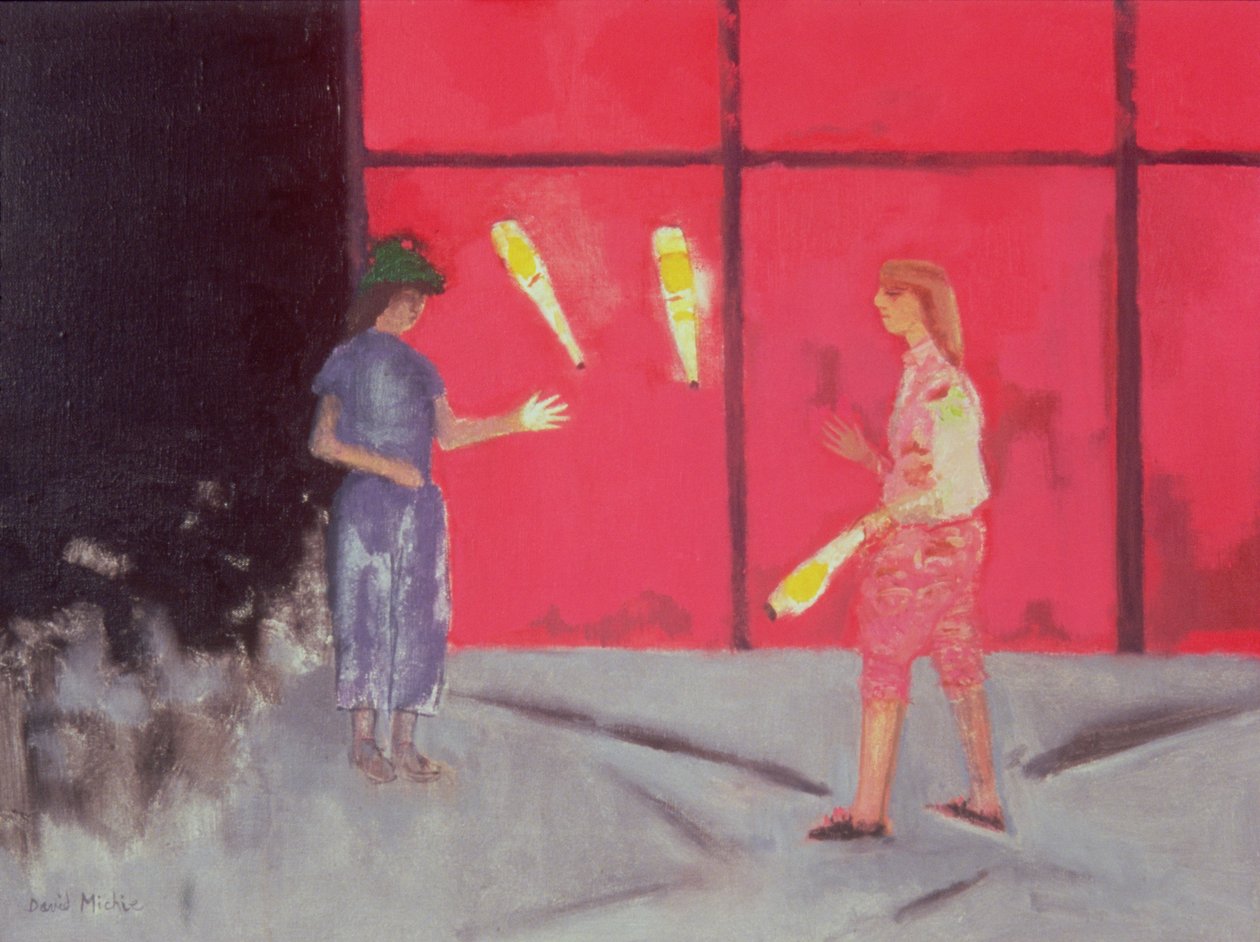 Jonglører på Beaubourg af David Alan Redpath Michie