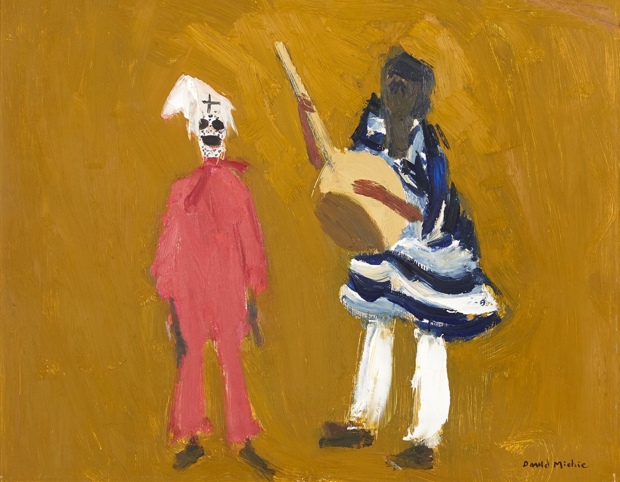 Musiker og klovn, Le Grand Ballet de Senegal af David Alan Redpath Michie