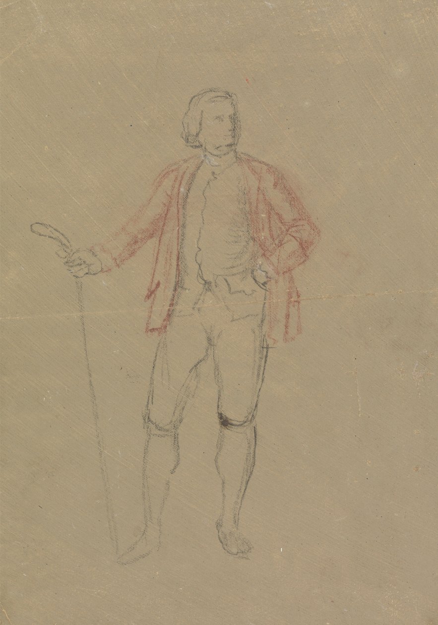 Studie til Portræt af William Inglis af David Allan