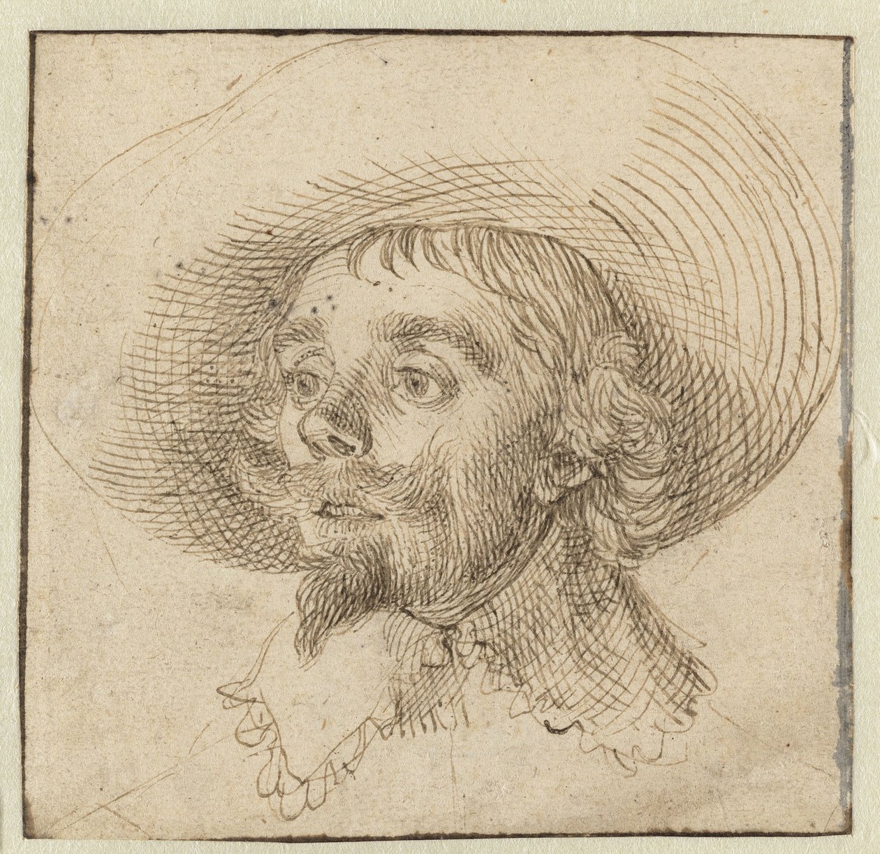 Portræt af Hendrick Cornelisz Vroom (?) af David Bailly (attributed to)