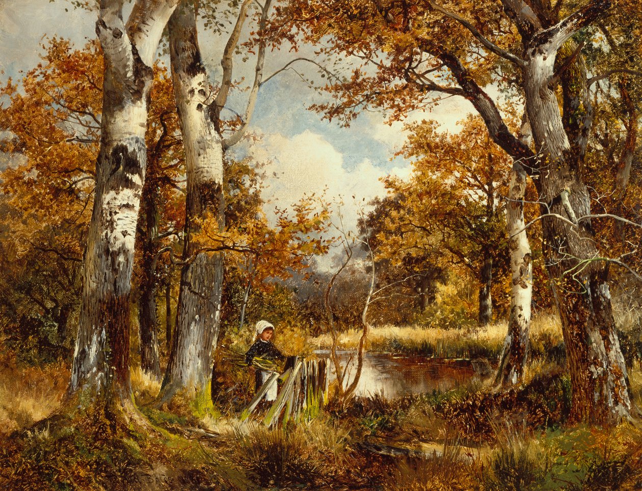En Warwickshire Streamlet af David Bates