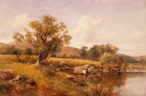Bredden af Llugwy, North Wales af David Bates